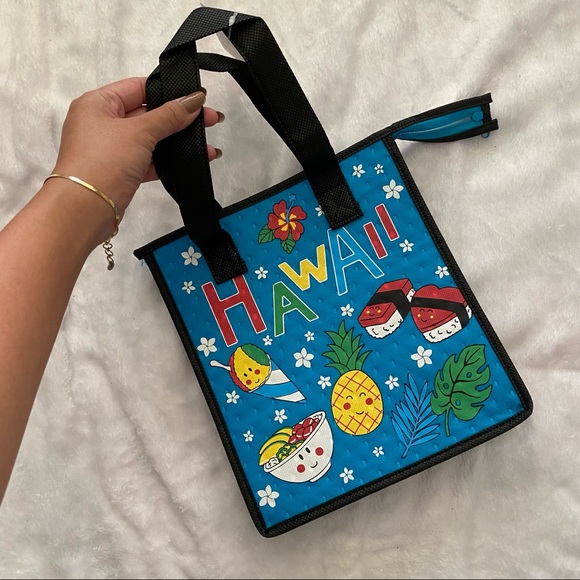 🐳 Small Hawaii reusable insulated cooler bag - Picture 4 of 7